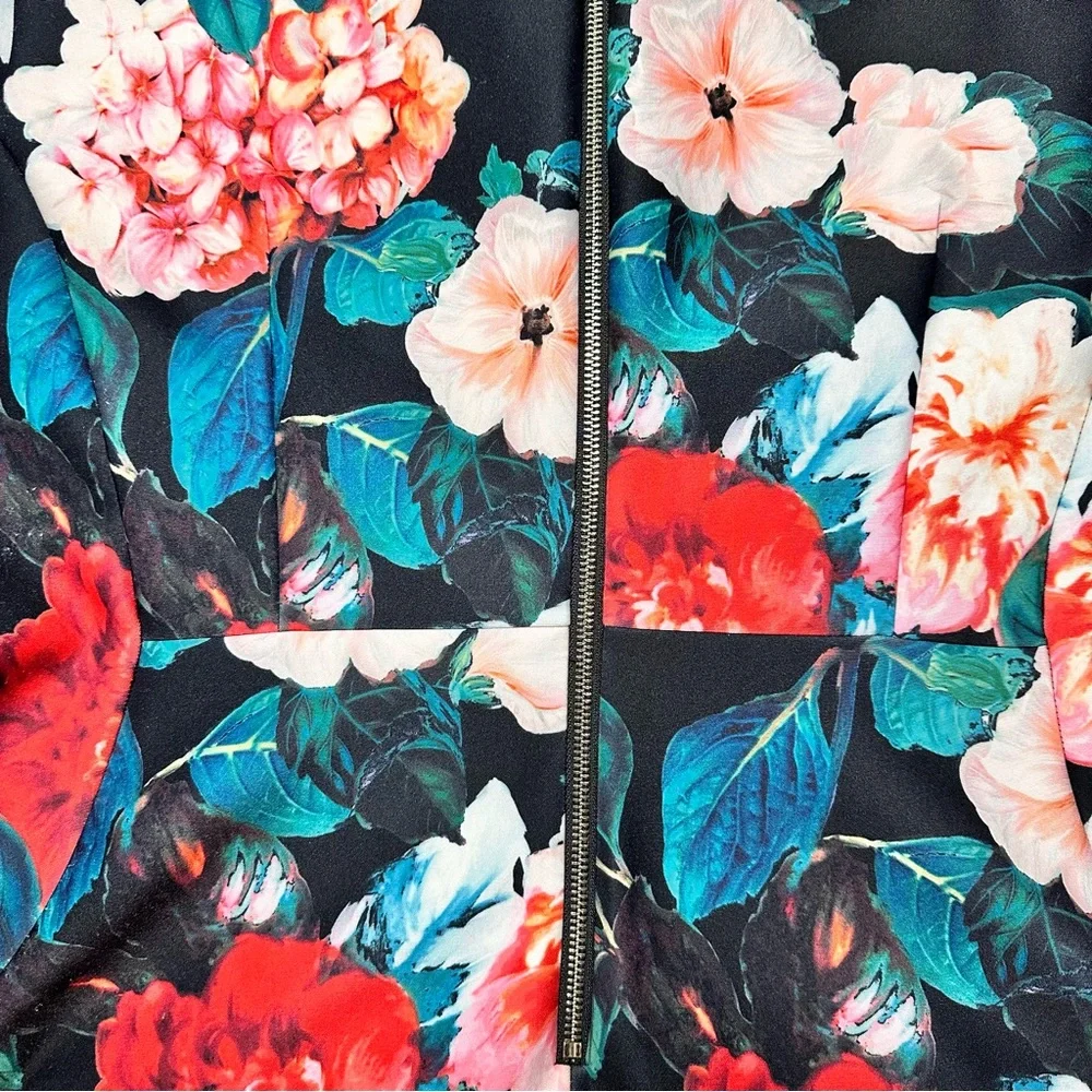 ck Calvin Klein Women's Floral Print Sleeveless Sheath Dress Plus Size 20W, EUC - Picture 9 of 10